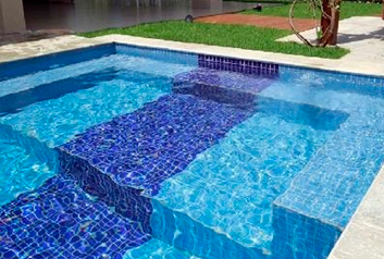 Pool tiling
